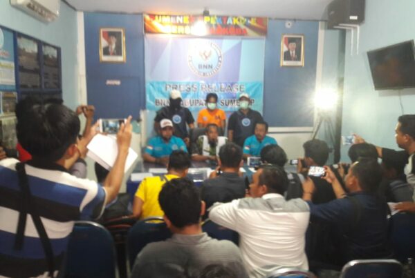 PRESS RELEASE-BNNK SUMENEP SIKAT BANDAR NARKOBA