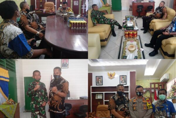 Kepala BNNK Sumenep melakukan Koordinasi dengan POLRES Sumenep dan DANDIM 0827