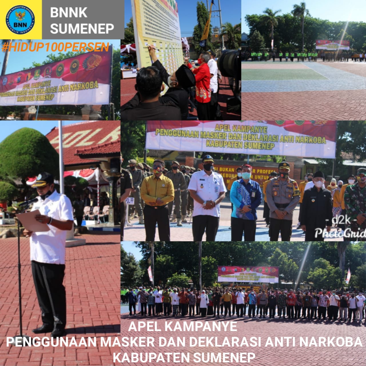 APEL KAMPANYE PENGGUNAAN MASKER DAN DEKLARASI ANTI NARKOBA KABUPATEN SUMENEP APEL KAMPANYE PENGGUNAAN MASKER DAN DEKLARASI ANTI NARKOBA KABUPATEN SUMENEP
