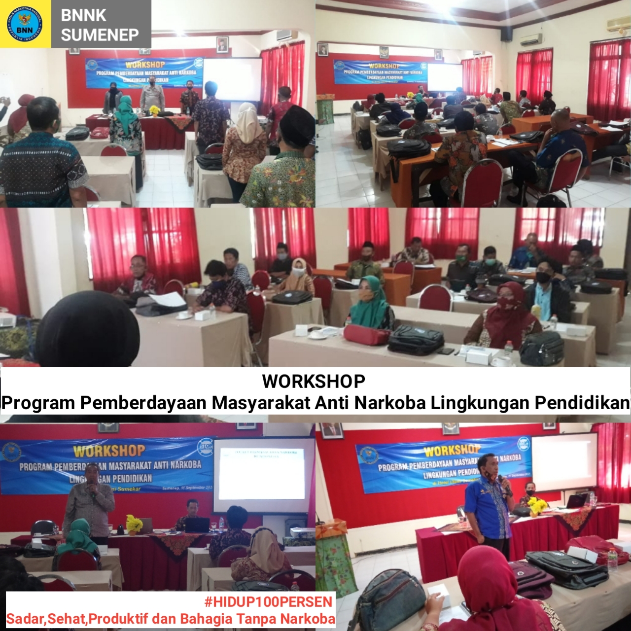 WORKSHOP PROGRAM PEMBERDAYAAN MASYARAKAT ANTI NARKOBA LINGKUNGAN PENDIDIKAN WORKSHOP PROGRAM PEMBERDAYAAN MASYARAKAT ANTI NARKOBA LINGKUNGAN PENDIDIKAN