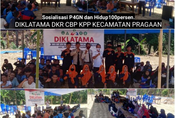 Kepala BNNK Sumenep menjadi Narasumber pada kegiatan " Pendidikan Dan Latihan Pertama ( DIKLATAMA ) Dewan Koordinasi Ranting Corp Brigade Pembangunan dan Korp Pelajar Putri ( DKR CBP KPP )