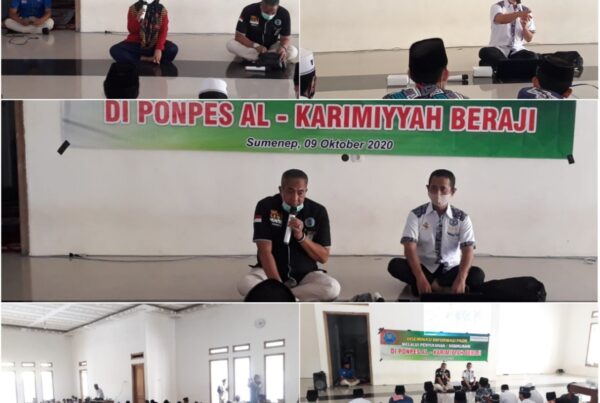 Kepala BNNK Sumenep menjadi Narasumber pada kegiatan " Diseminasi dan Informasi P4GN melalui penyuluhan / sosialisasi di PP. Al - Karimiyyah Kepala BNNK Sumenep menjadi Narasumber pada kegiatan " Diseminasi dan Informasi P4GN melalui penyuluhan / sosialisasi di PP. Al - Karimiyyah