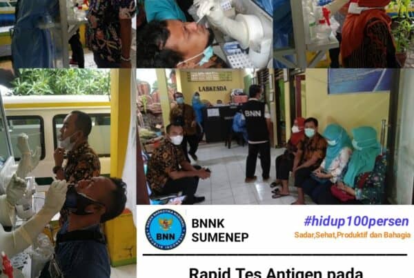 SELURUH PEGAWAI BNN KABUPATEN SUMENEP MELAKSANAKAN RAPID ANTIGEN DI LABKESDA KAB. SUMENEP