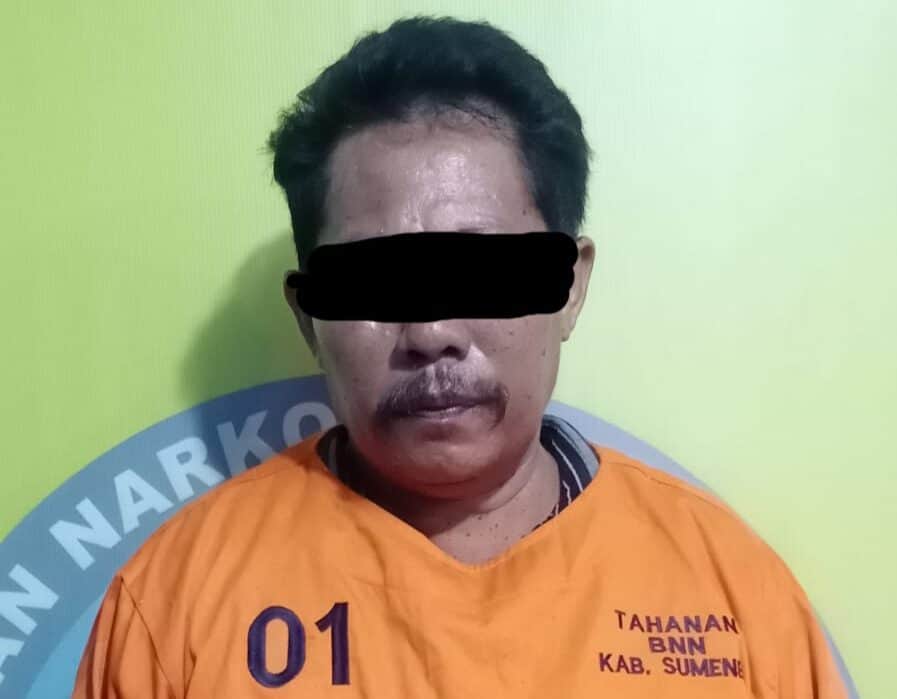 TERKAIT KEPEMILIKAN SHABU, BNN SUMENEP BERHASIL MENGAMANKAN SEORANG BERKUMIS.