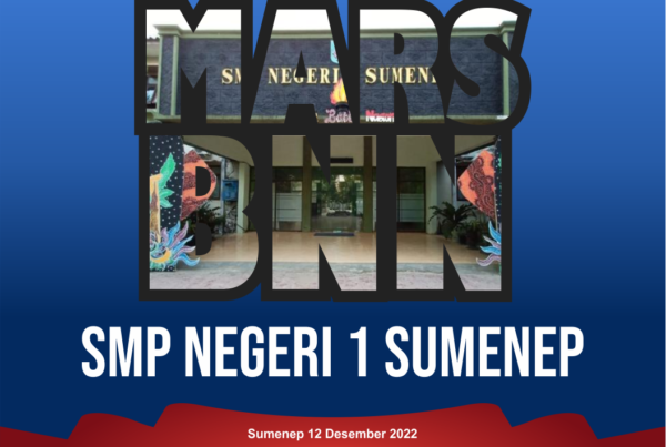 “GELORA WAR ON DRUGS DENGAN MENYANYIKAN LAGU MARS BNN DI SMP NEGERI 1 SUMENEP”